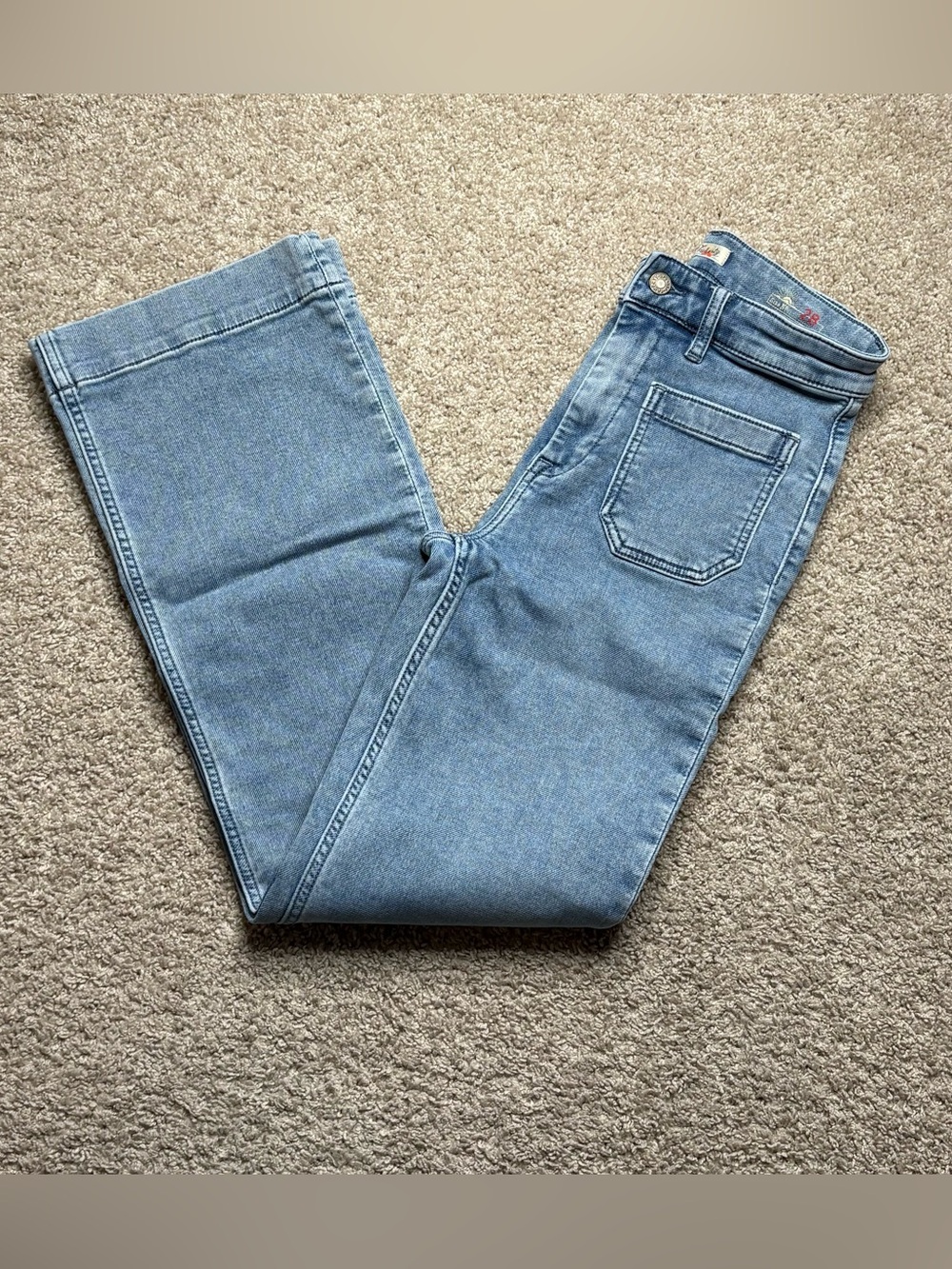 Faherty Stretch Terry Patch Pocket Jeans